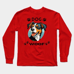 dogs dog Woof Long Sleeve T-Shirt